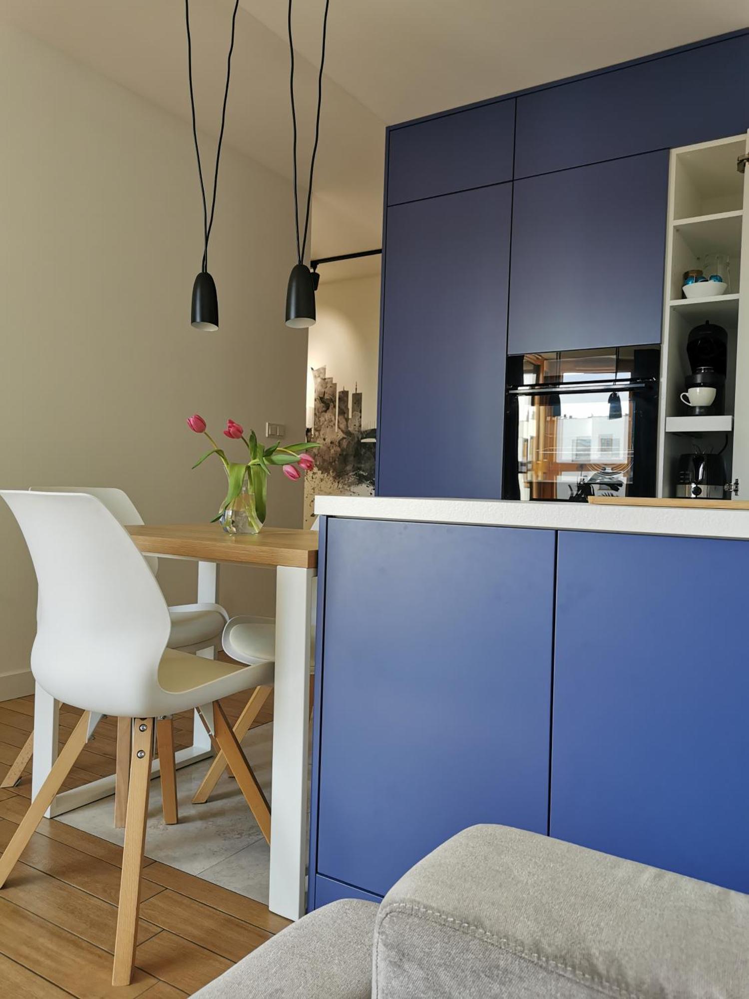 Wola Blue Modern Apartment Varšava Exteriér fotografie