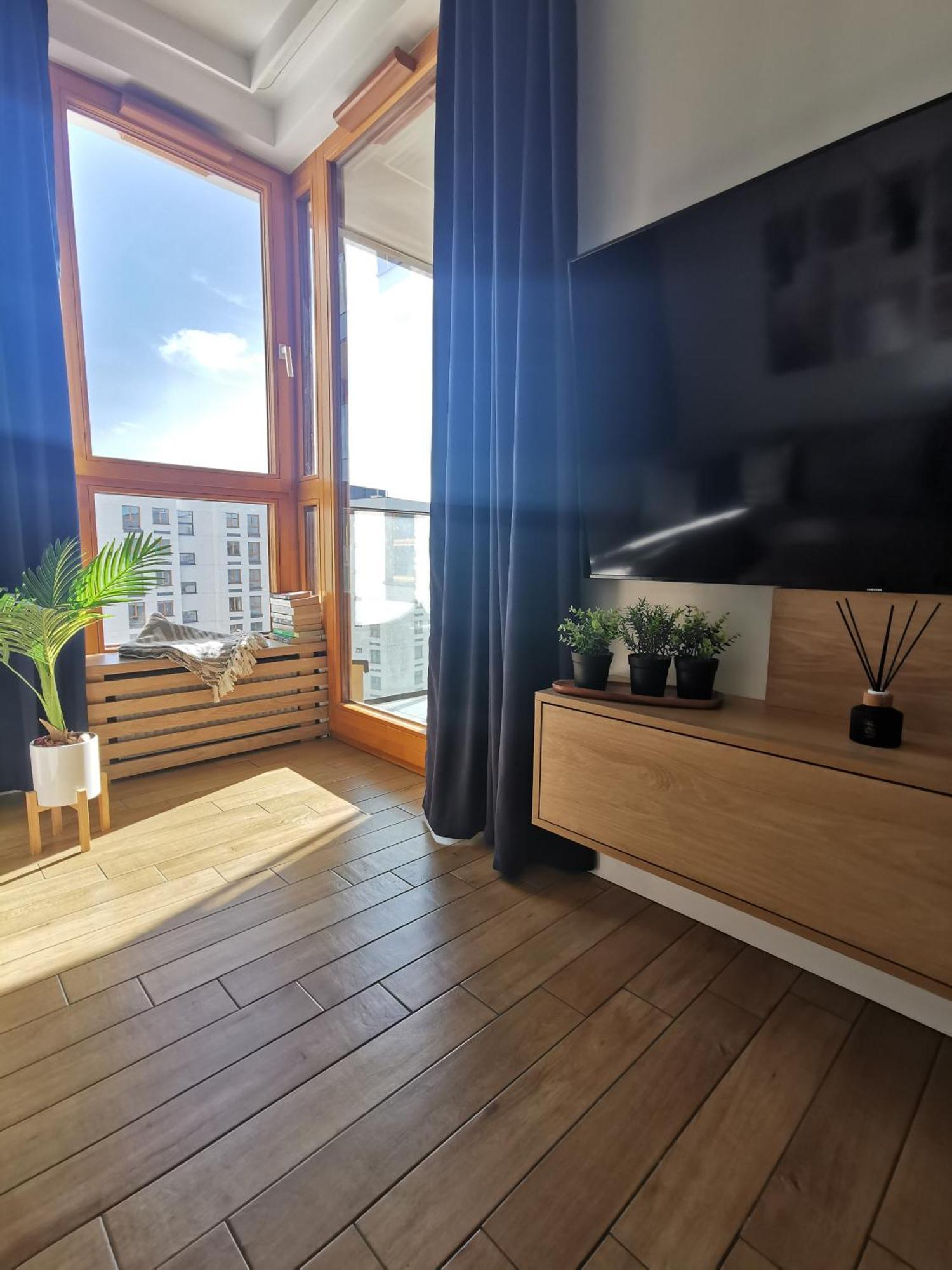 Wola Blue Modern Apartment Varšava Exteriér fotografie