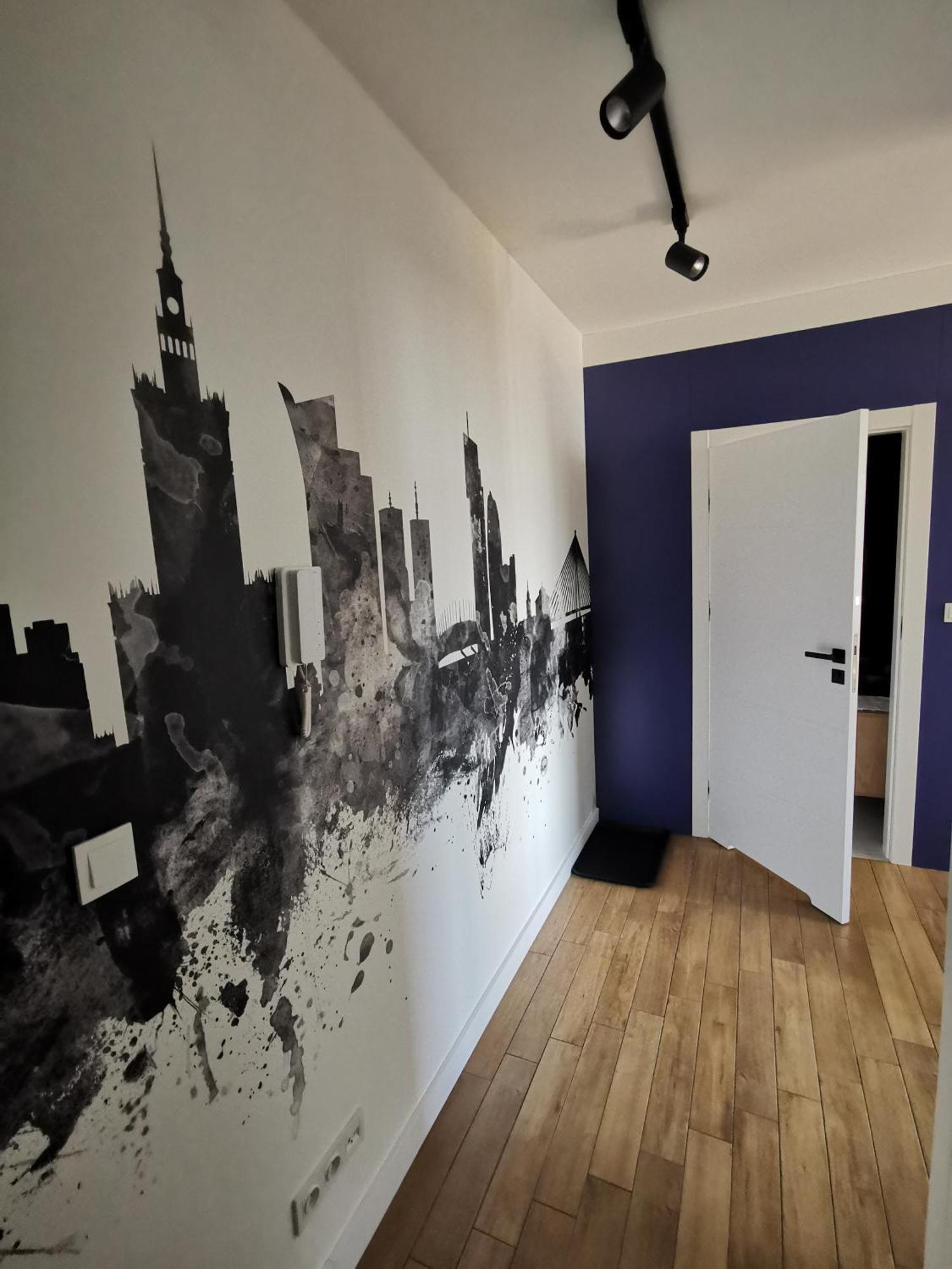 Wola Blue Modern Apartment Varšava Exteriér fotografie